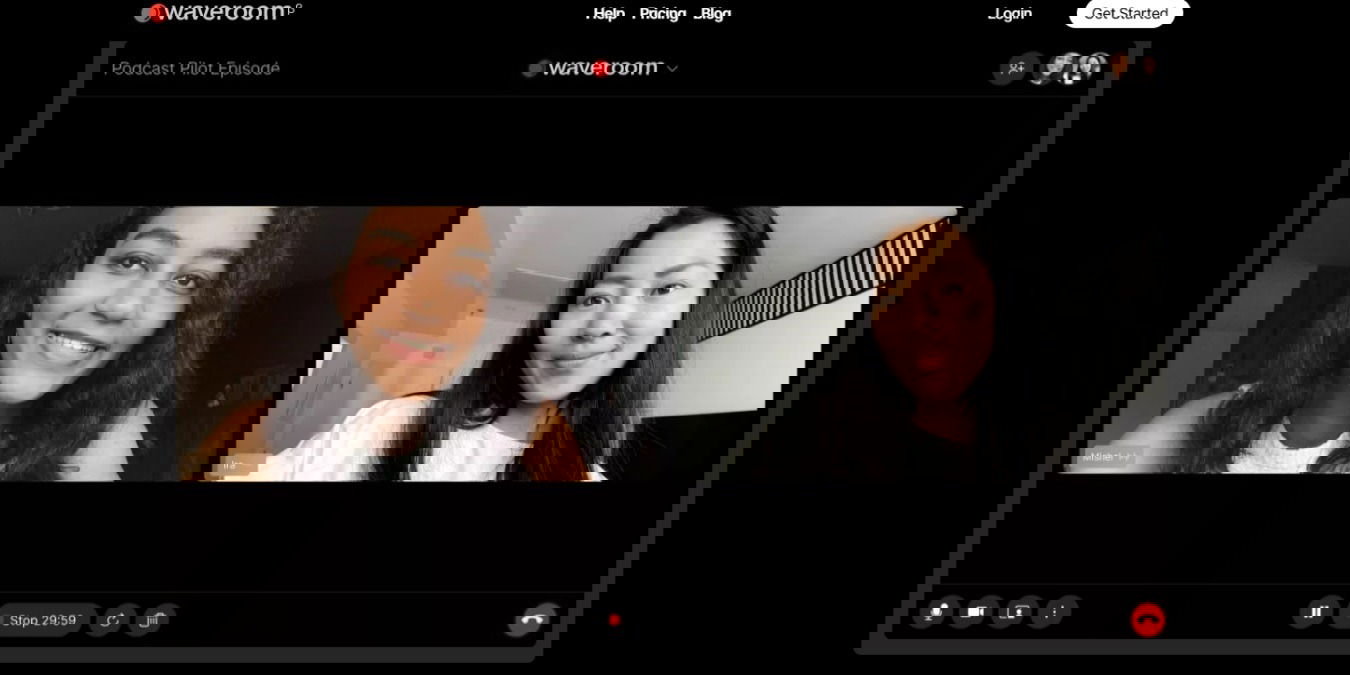 Waveroom Virtual Recording Studio homepage screenshot